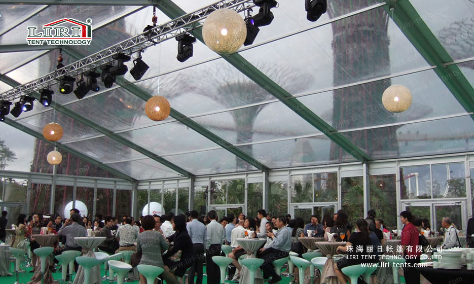 Transparente Partyzelte