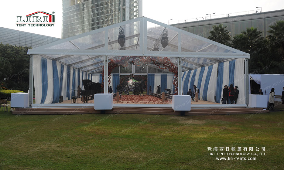 large commercial event marquee