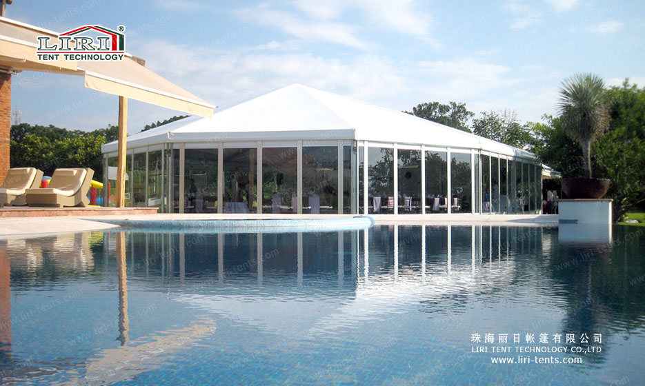 multi side tent for wedding reception