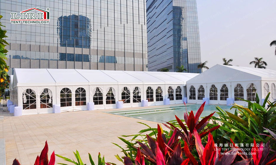 outdoor restaurant marquee