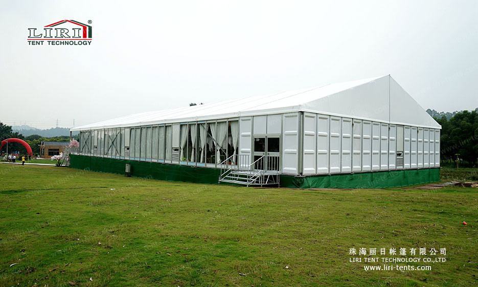 outdoor wedding tent with ABS wall