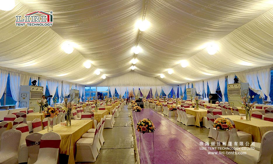 wedding tent with luxury decoration