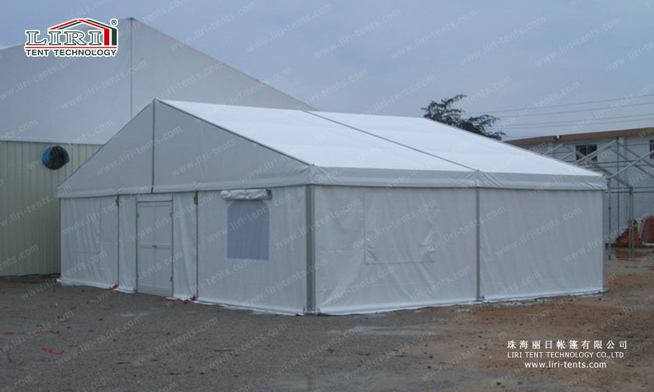 white tent for relief