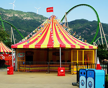 Fabric Polygonal Tent for Carnival Event