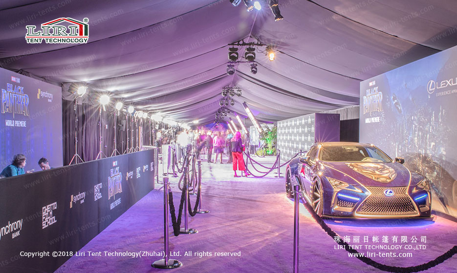 Launch Event Tents interior
