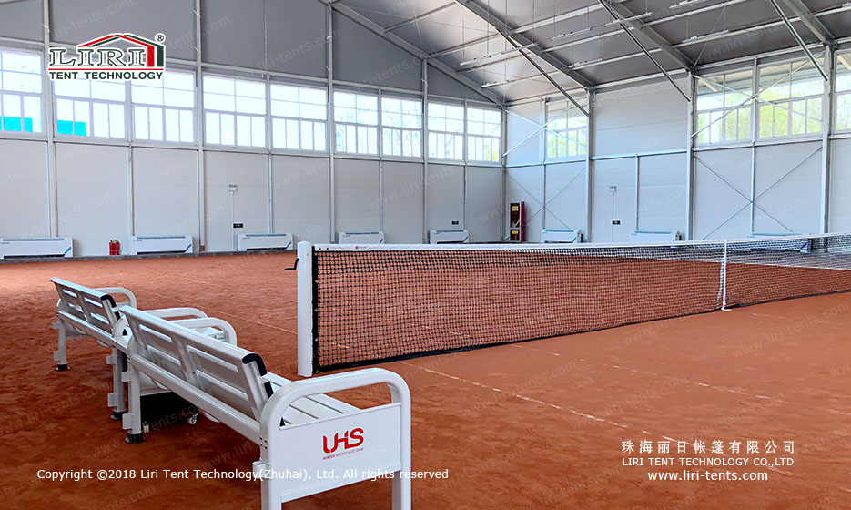 Überdachung für Tennisplatz 1