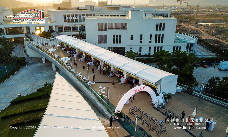 sports event tent for WTA Elite Trophy
