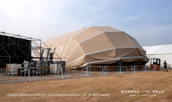 Military Clamshell Hangar Tent (5)