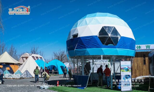 Glamping-Zelt im Heißluftballon-Stil zu verkaufen