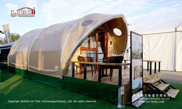 Glamping-Zelt in Muschelform zu verkaufen 6