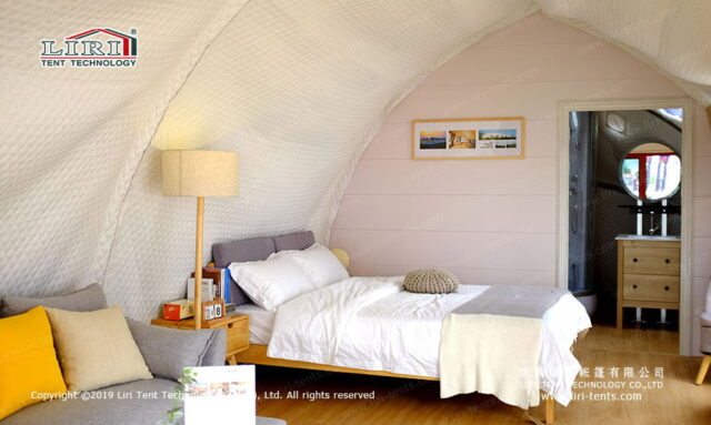 Luxusausführung „Shell Shape“ Glamping-Zelt 4