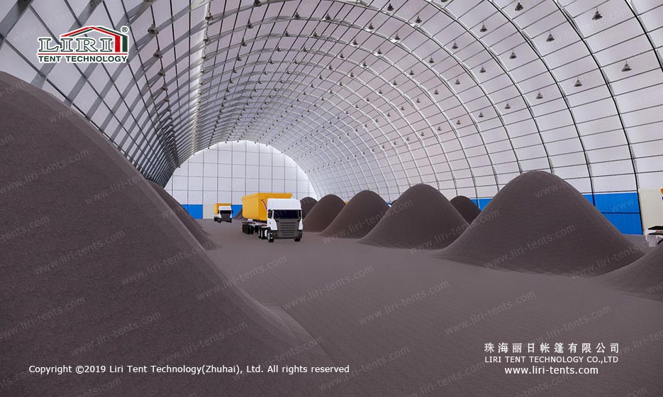 grain storage building tent