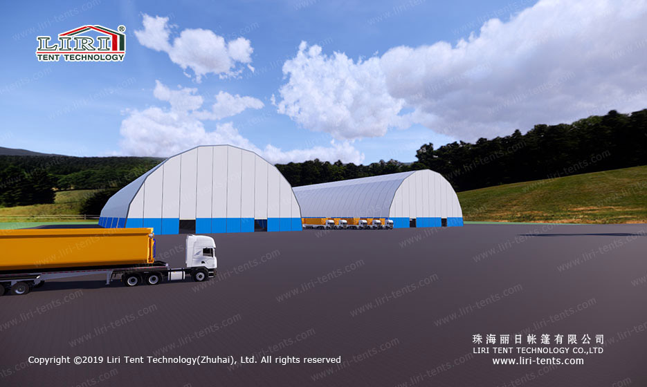 large grain storage building