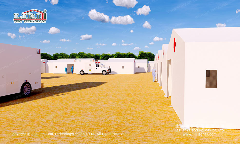 outdoors Field Hospital Tent