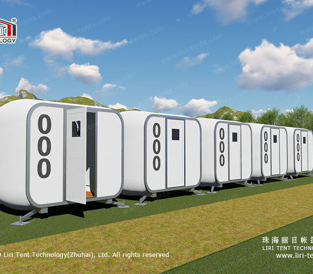 Glamping Box im Freien