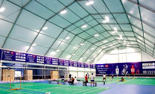 Indoor Badminton Court Tent Video