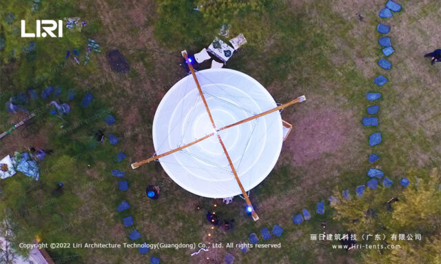 Entwurf eines Tipi-Bambuszeltes