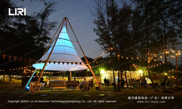 Bambus-Tipi