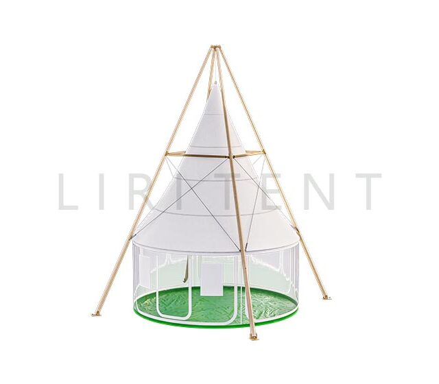 Wandseite des Bambus-Tipi-Zeltes (3)
