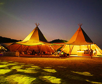 Tipi-Veranstaltungszelt