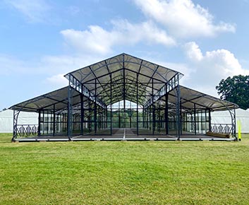 Orangerie-Zelt für Feiern