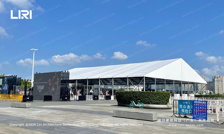 Custom clear span tents for sports events